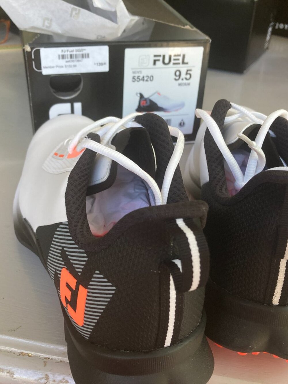 Footjoy Fuel Golf Shoes 55420 Size 9.5M Men NEW IN BOX
